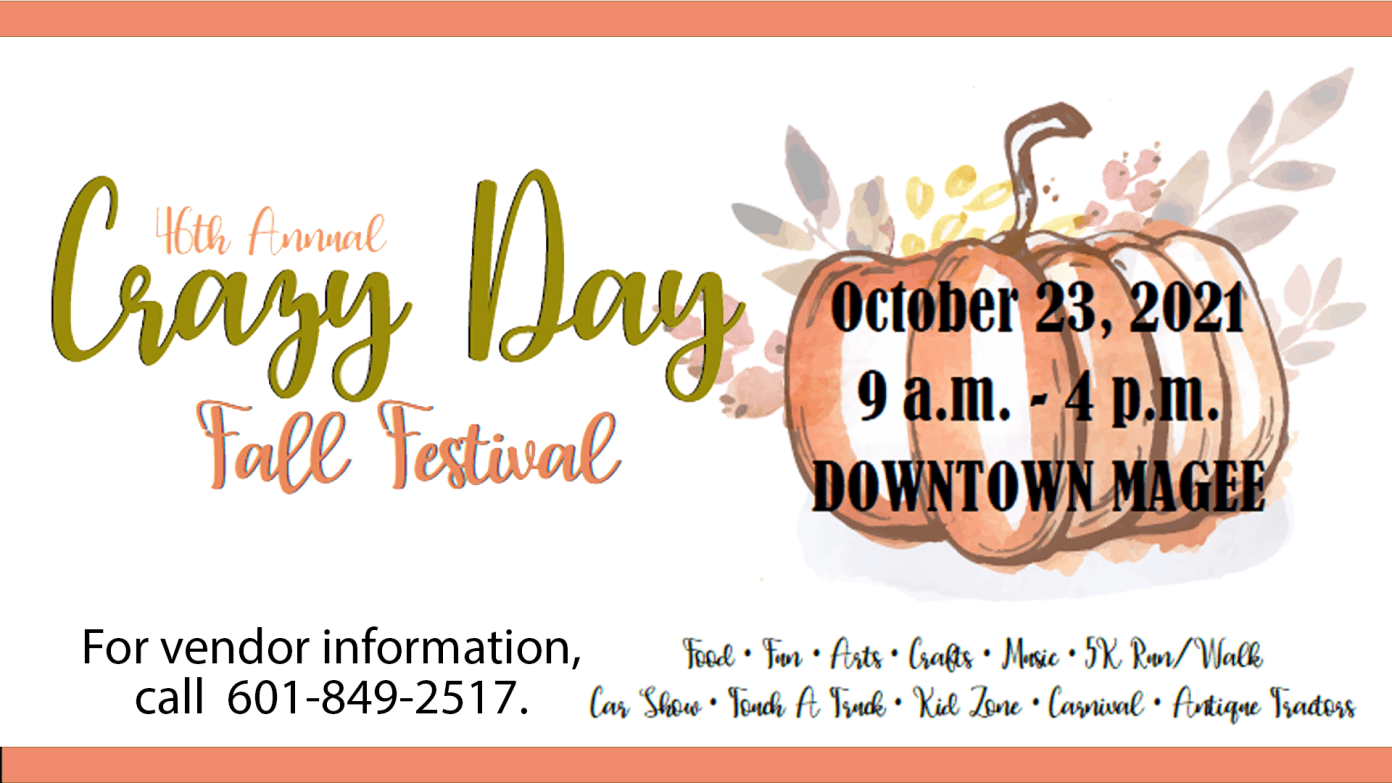 Crazy Day Saturday, October 23rd