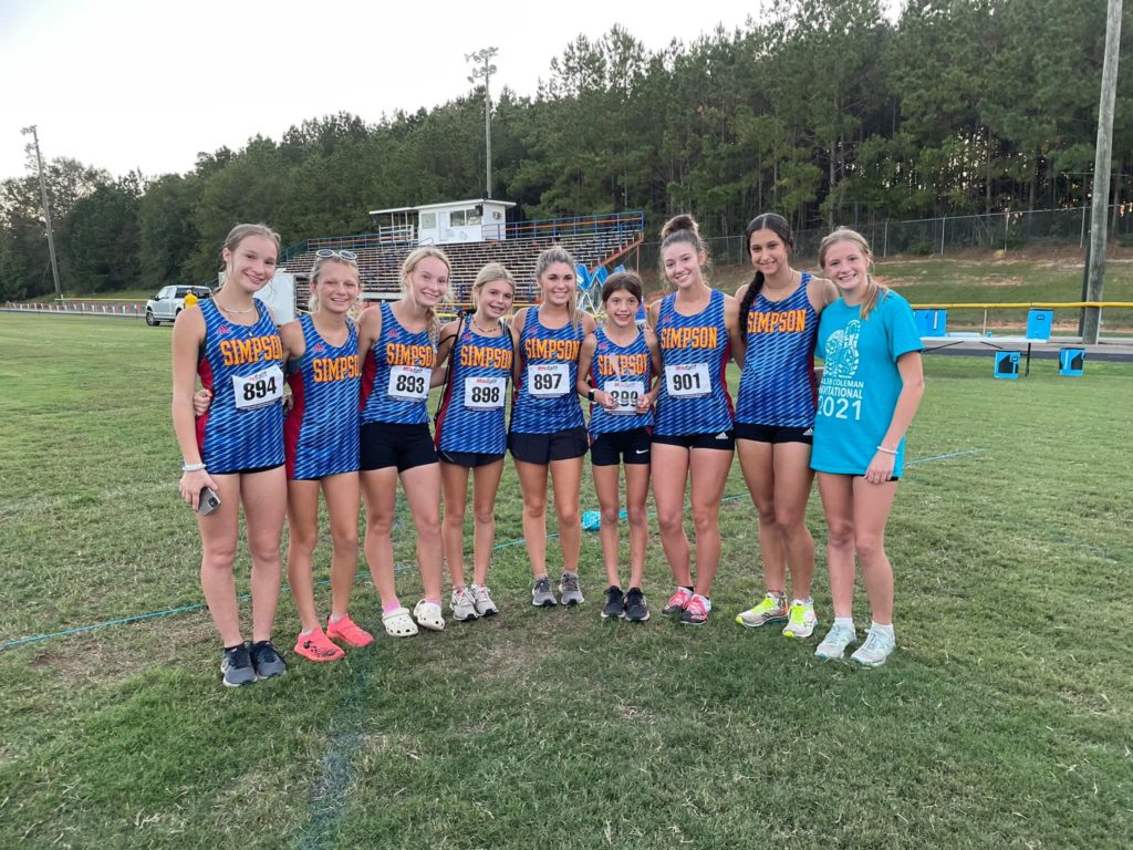 Simpson Cross Country at Caleb Coleman Invitational