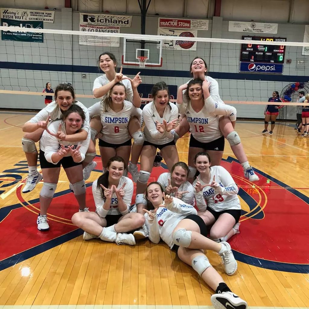 Simpson Volleyball JV Team