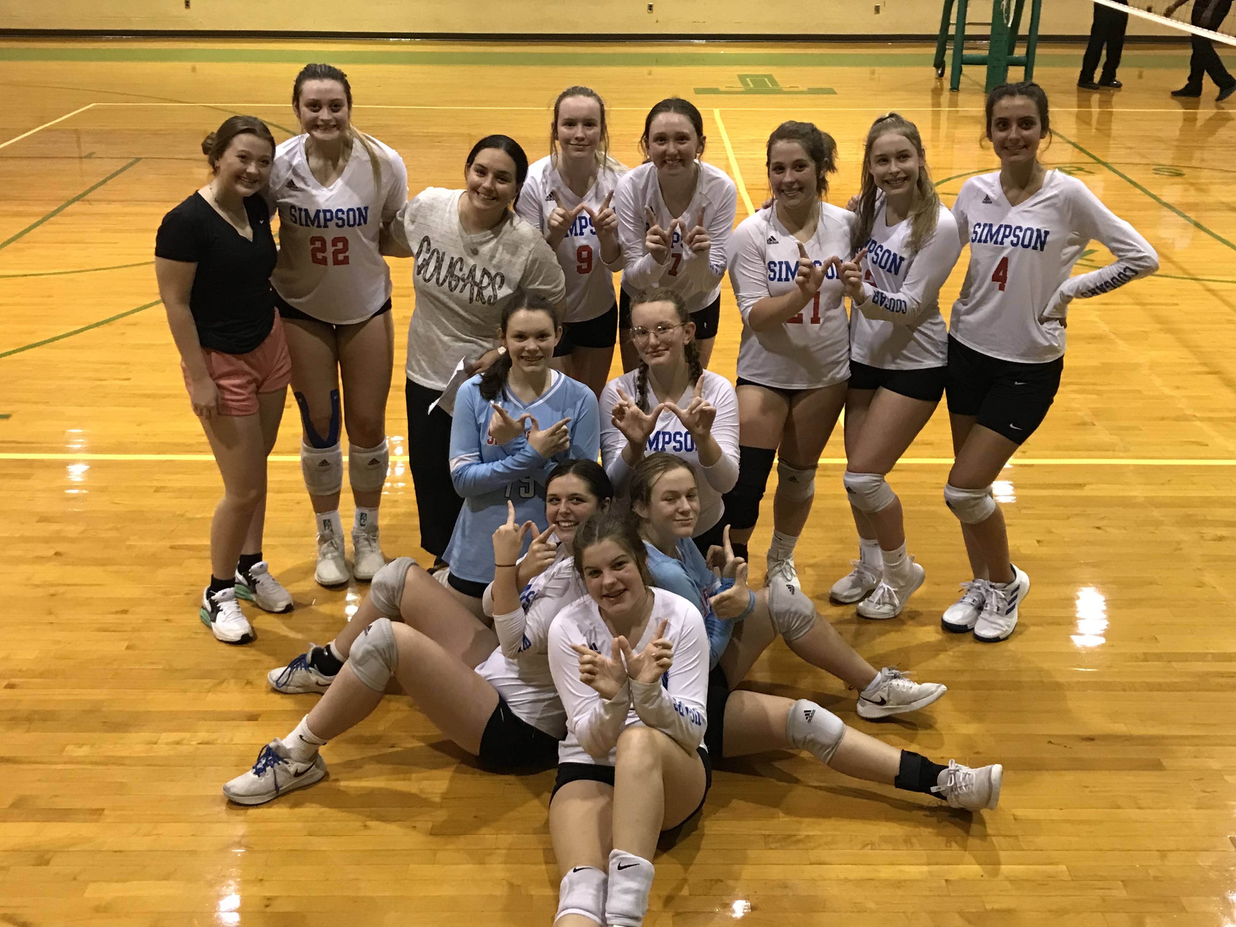 Simpson Volleyball Defeats Taylorsville