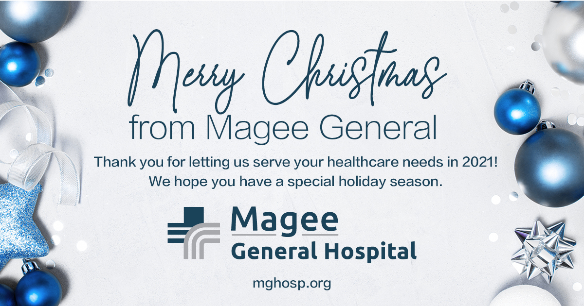Merry Christmas from Magee General Hospital