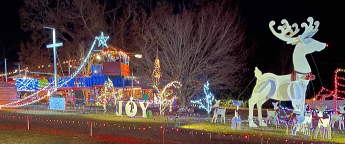 Christmas Display at the Welch’s