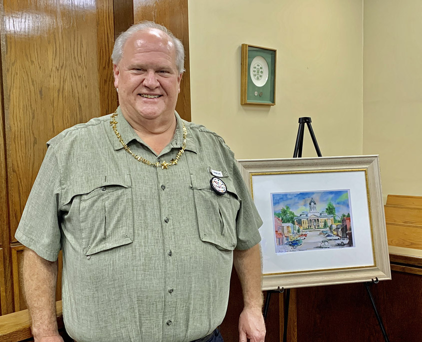 County Administrator Rhuel Dickinson Retires