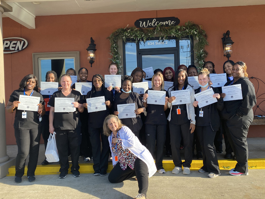 Fall 2021 CNA Completers at Simpson Co. Center