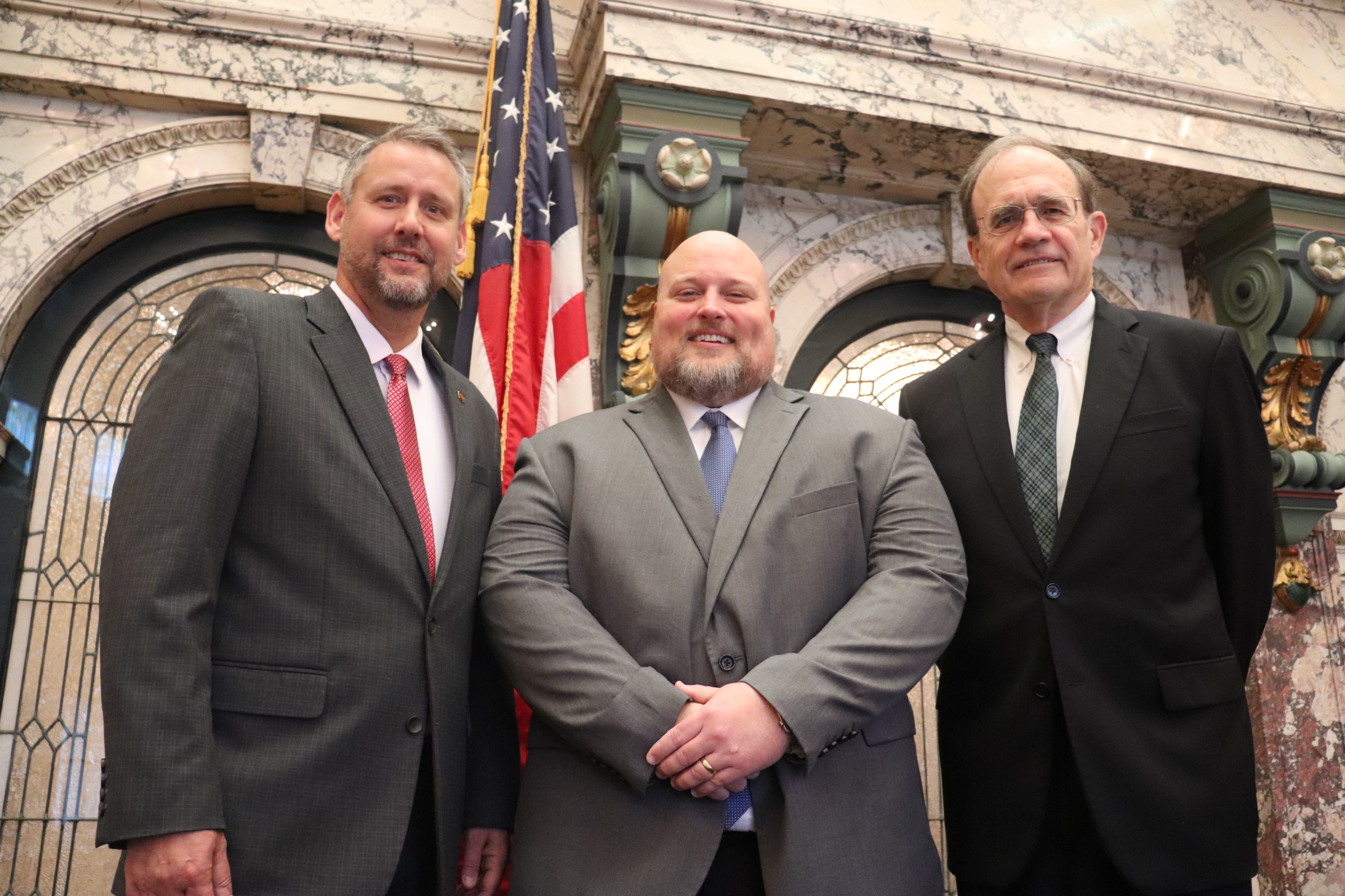 Reverend Rich Mayfield, Pastor of Harrisville Baptist Church in Harrisville, prayed for state senate on Thursday, February 24, 2022