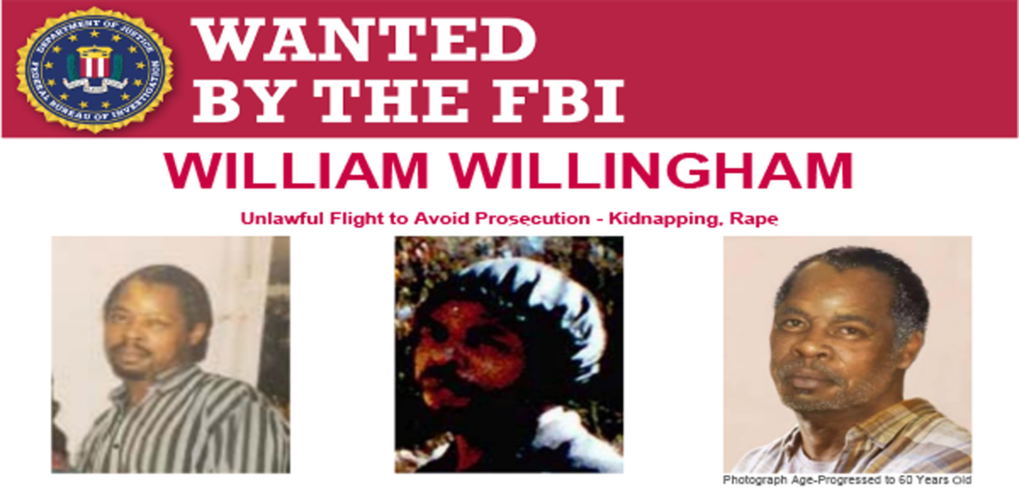 Wanted By The FBI—William Willingham