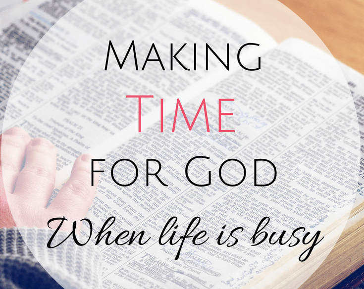 Are you too busy with “your” schedule for God?