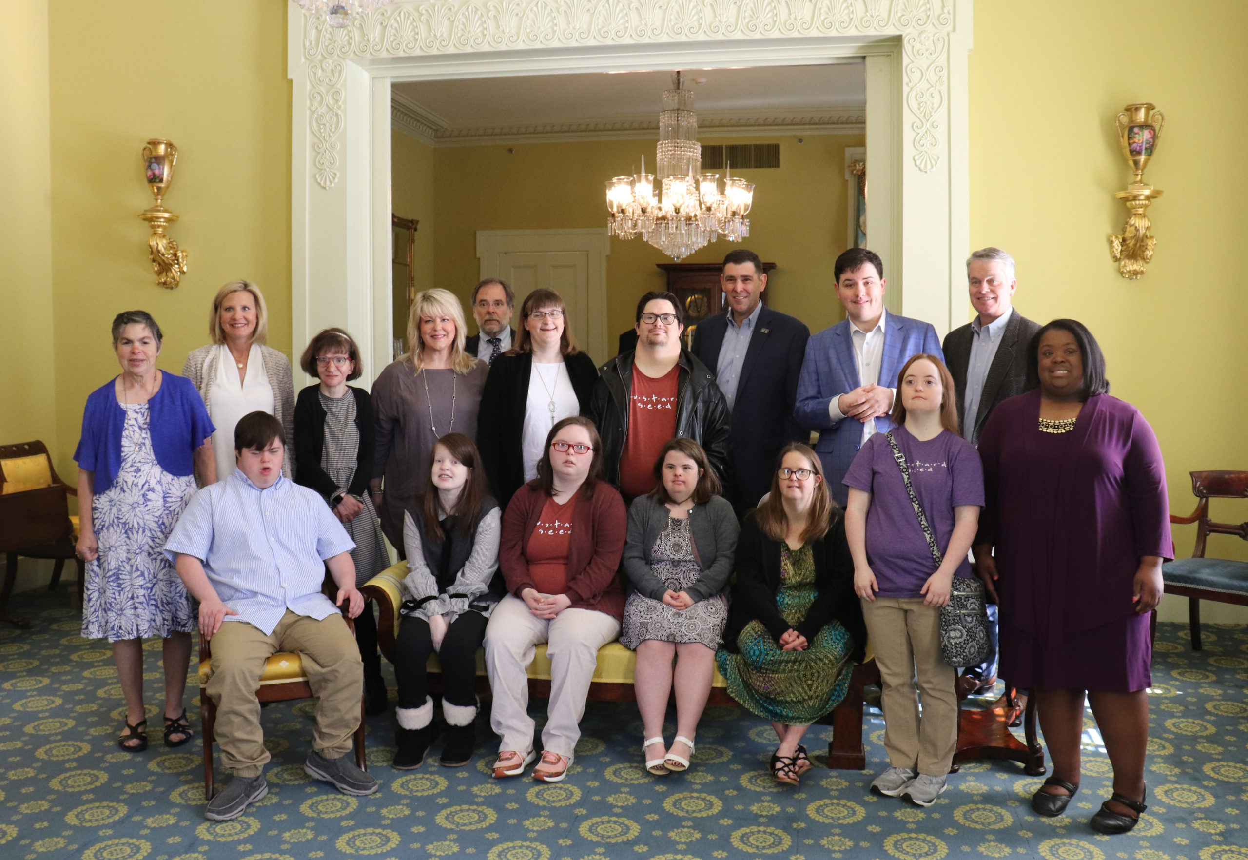 Mississippi Egg Marketing Board Presents Mustard Seed Easter Eggs to First Lady Reeves