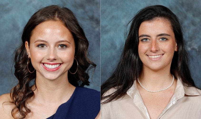 Two Co-Lin students claim national scholarships for math honor society 