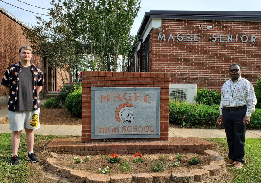 Beautification @ Magee High School–Meet Mr. Patrick Morgan
