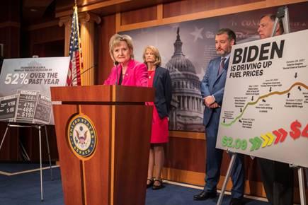CITING RISING GAS PRICES, HYDE-SMITH SAYS MISS. FAMILIES, BUSINESSES PAYING THE PRICE FOR FAILED BIDEN ENERGY POLICIES