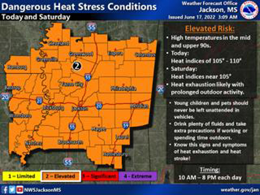 Heat Stress & Storms Continues This Weekend