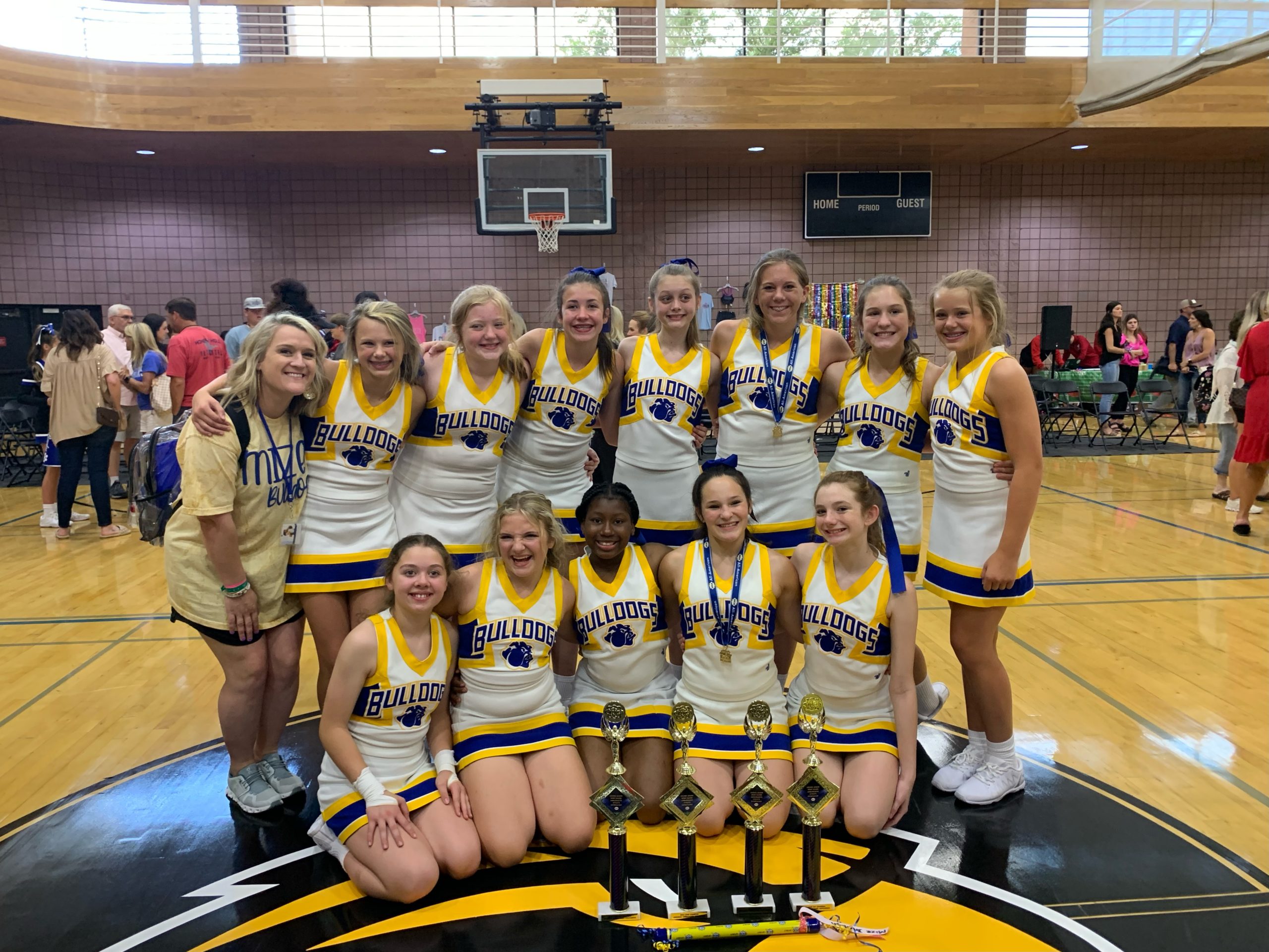 Mize Cheerleaders Competed as Go BIG or Go Home during Camp