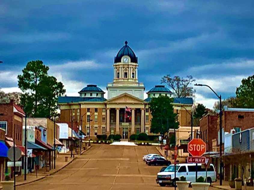 Simpson County Roads Main Street Mendenhall