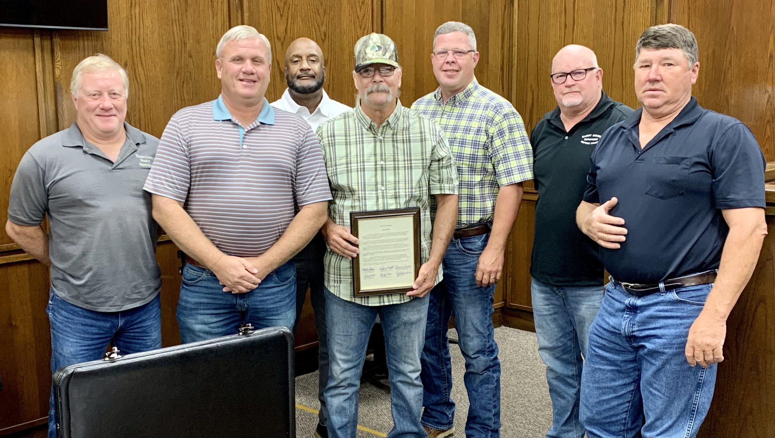 Randy Horan Honored by Supervisors during meeting