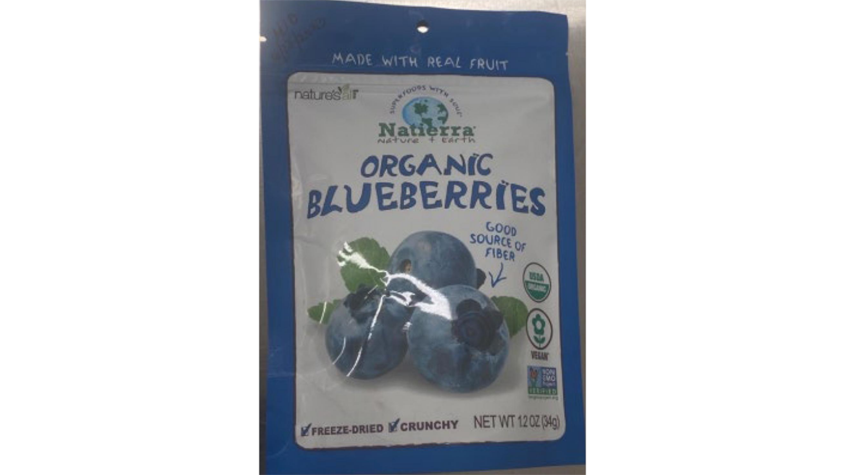 Natierra Organic Blueberries Recalled Over High Levels of Lead