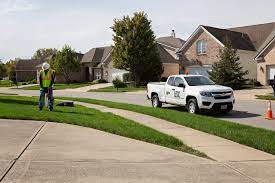 Crews Marking Utility Lines in the City