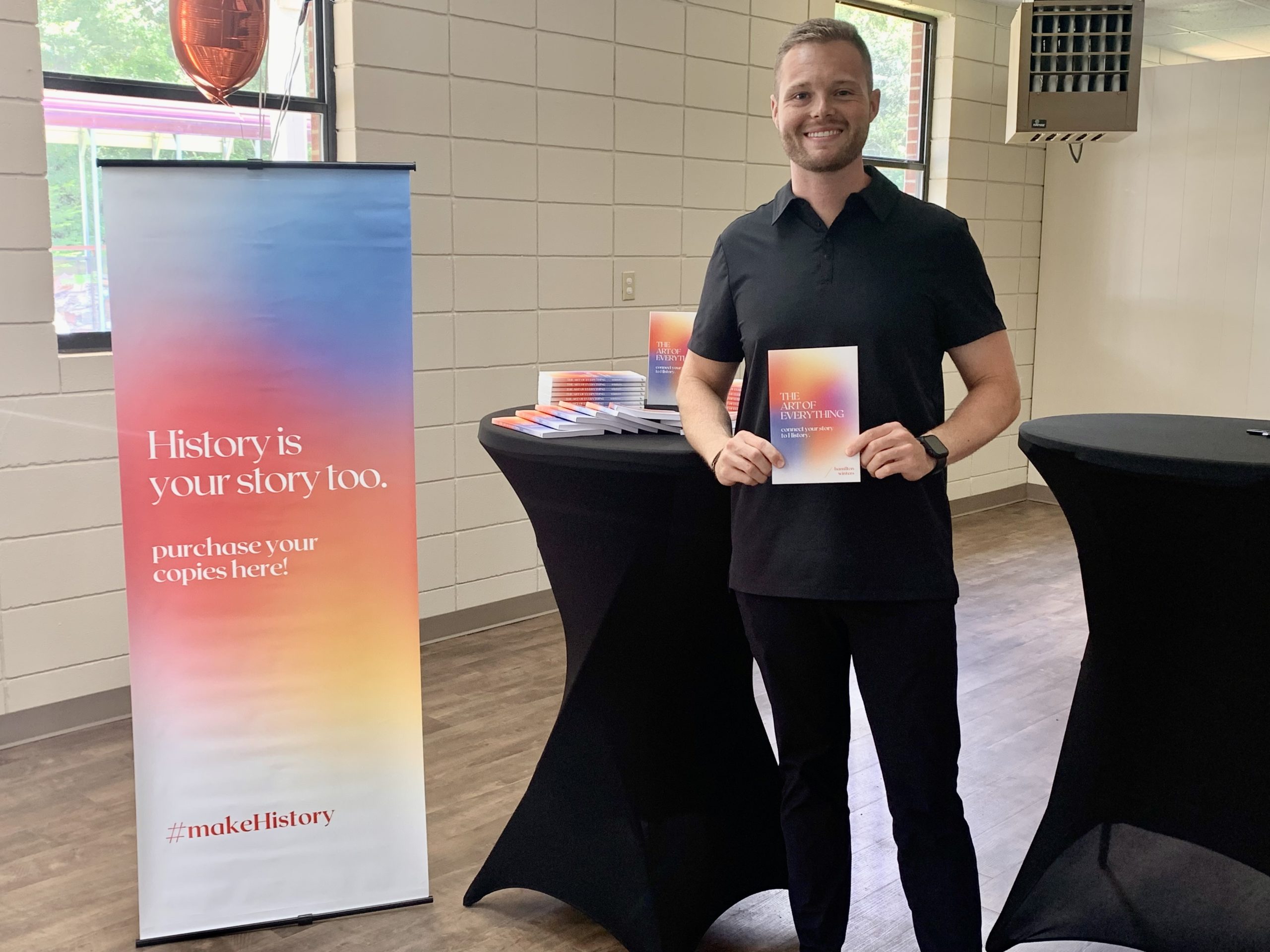 Hamilton Winters on Hand for Book Signing