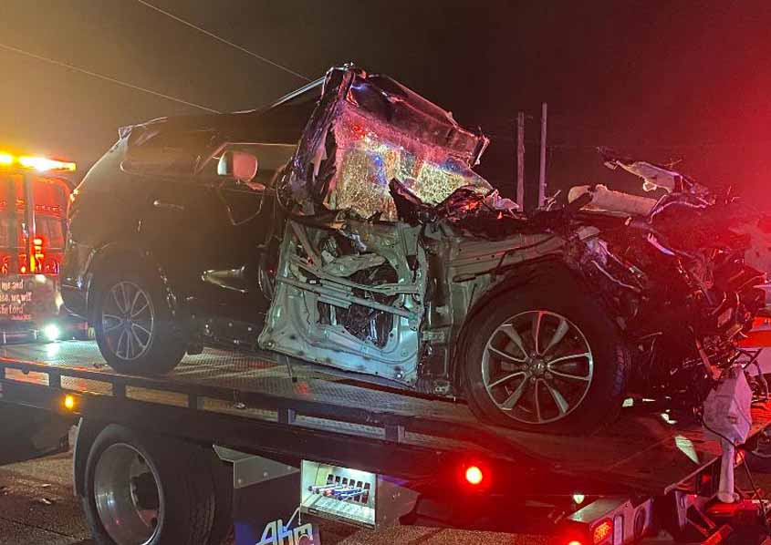 Wreck on Hwy 49 Tuesday AM