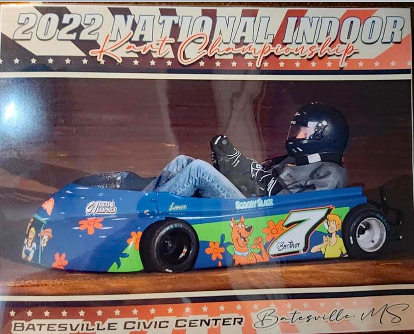 Lewis Places in Top 5 in the Largest Indoor Kart Race