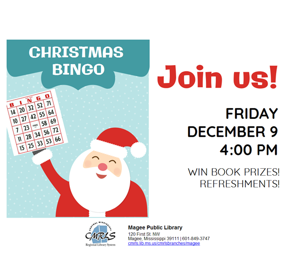 Christmas Bingo at the Library