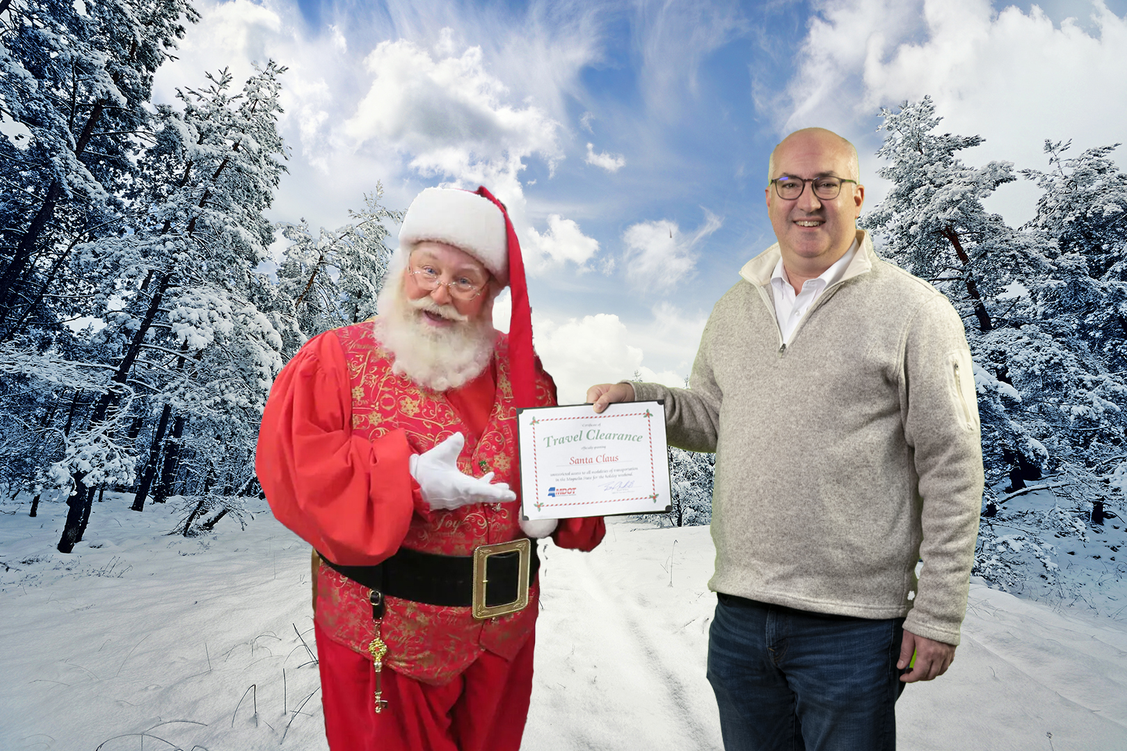 MDOT clears Santa Claus for travel