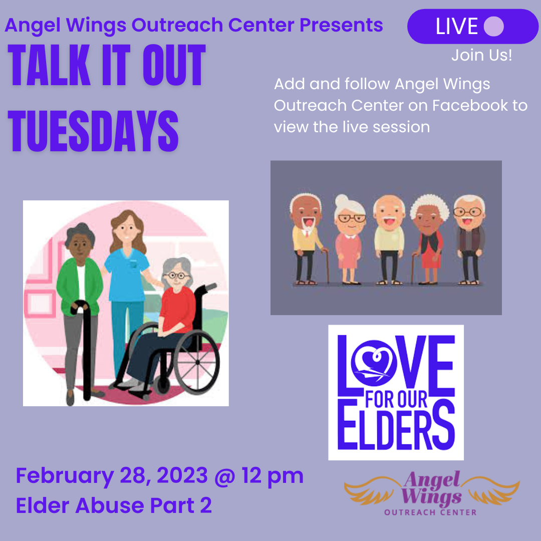 You’re invited to join us Tuesday, February 28, 2023, for Talk It Out Tuesday!