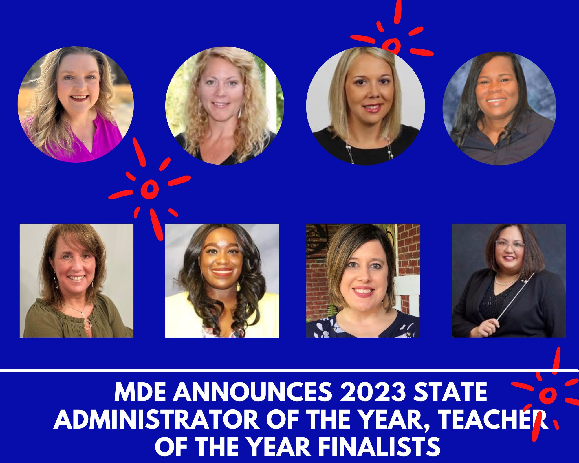 MDE Announces 2023 State Administrator of the Year, Teacher of the Year Finalists