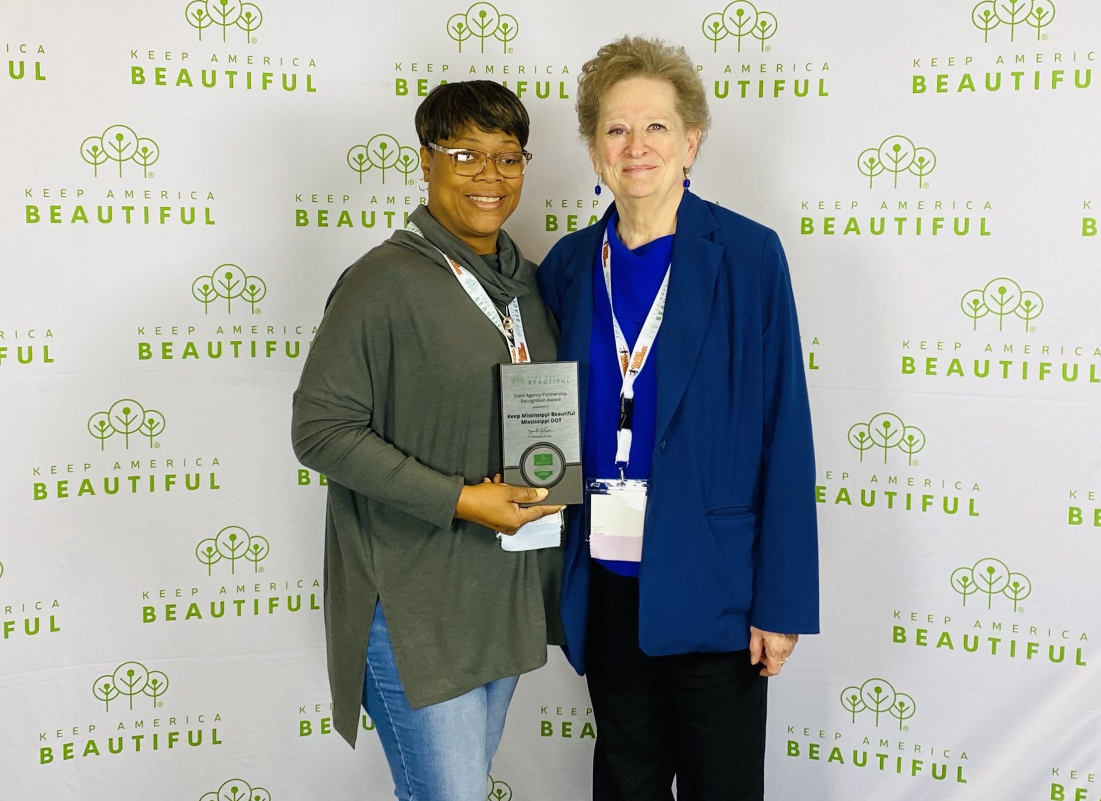 MDOT receives State Agency Partnership Award from Keep America Beautiful