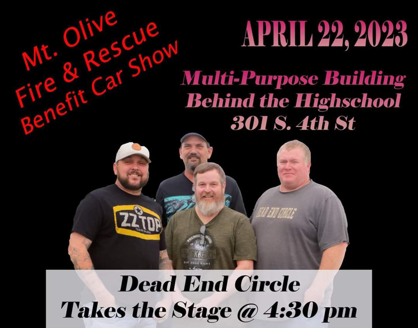 Mt Olive Fire & Rescue Benefit Car Show &  Concert