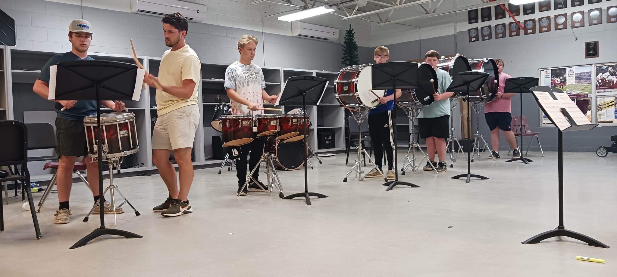 MHS Band Workshop Underway