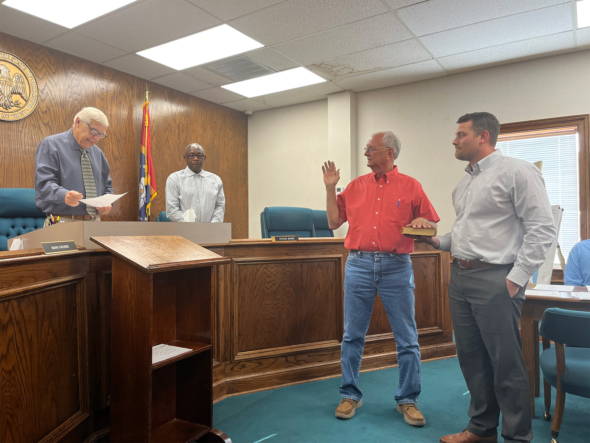 Sammie Tebo Sworn in as Alderman for Ward 3