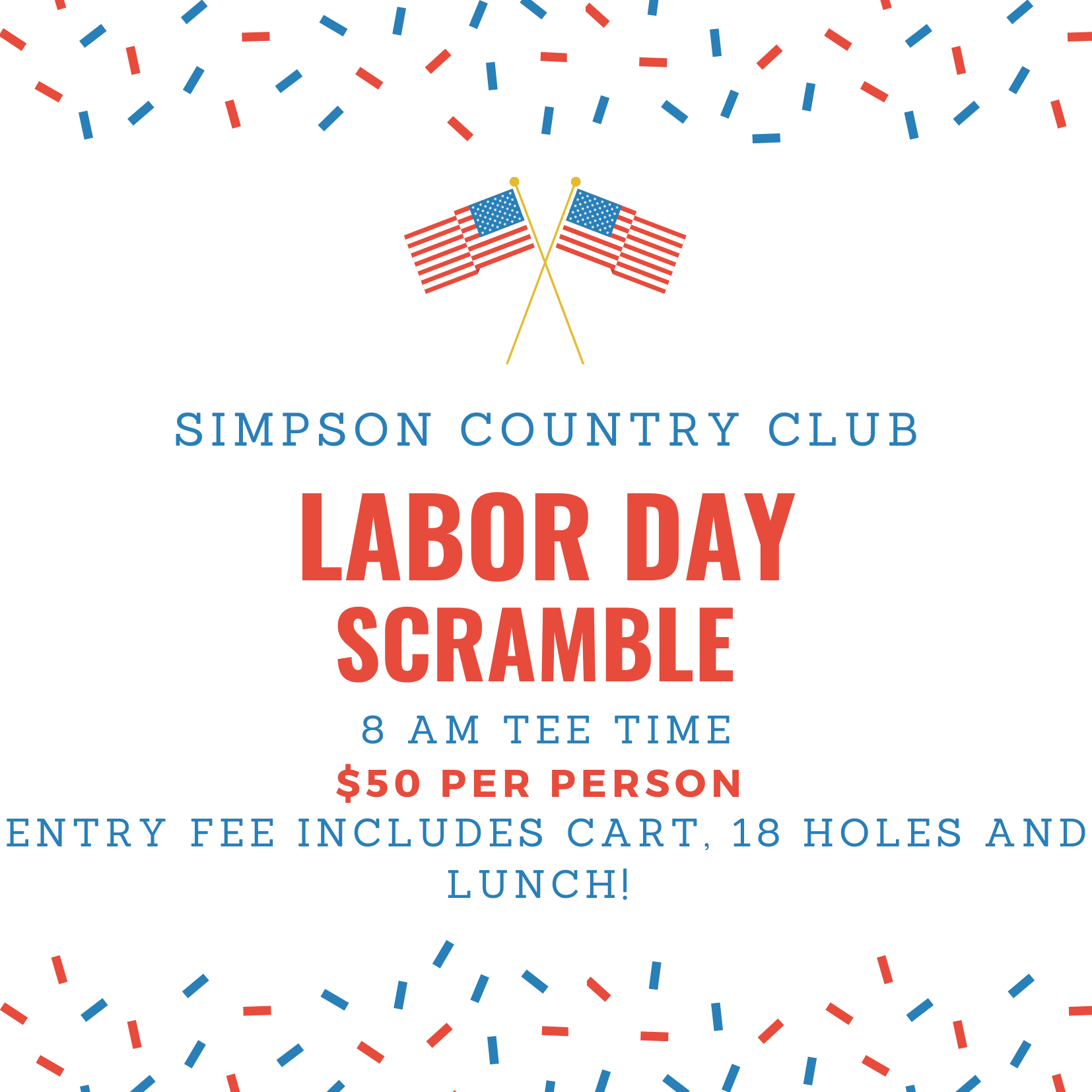 Labor Day Scramble