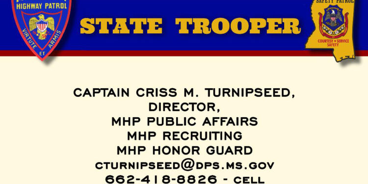 MISSISSIPPI HIGHWAY PATROL ENCOURAGES SAFE TRAVEL THIS THANKSGIVING