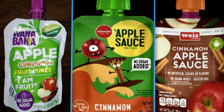 Outbreak of lead poisoning linked to applesauce spreads