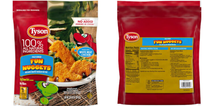 Tyson recalls chicken nuggets after consumer complaints of metal pieces in product