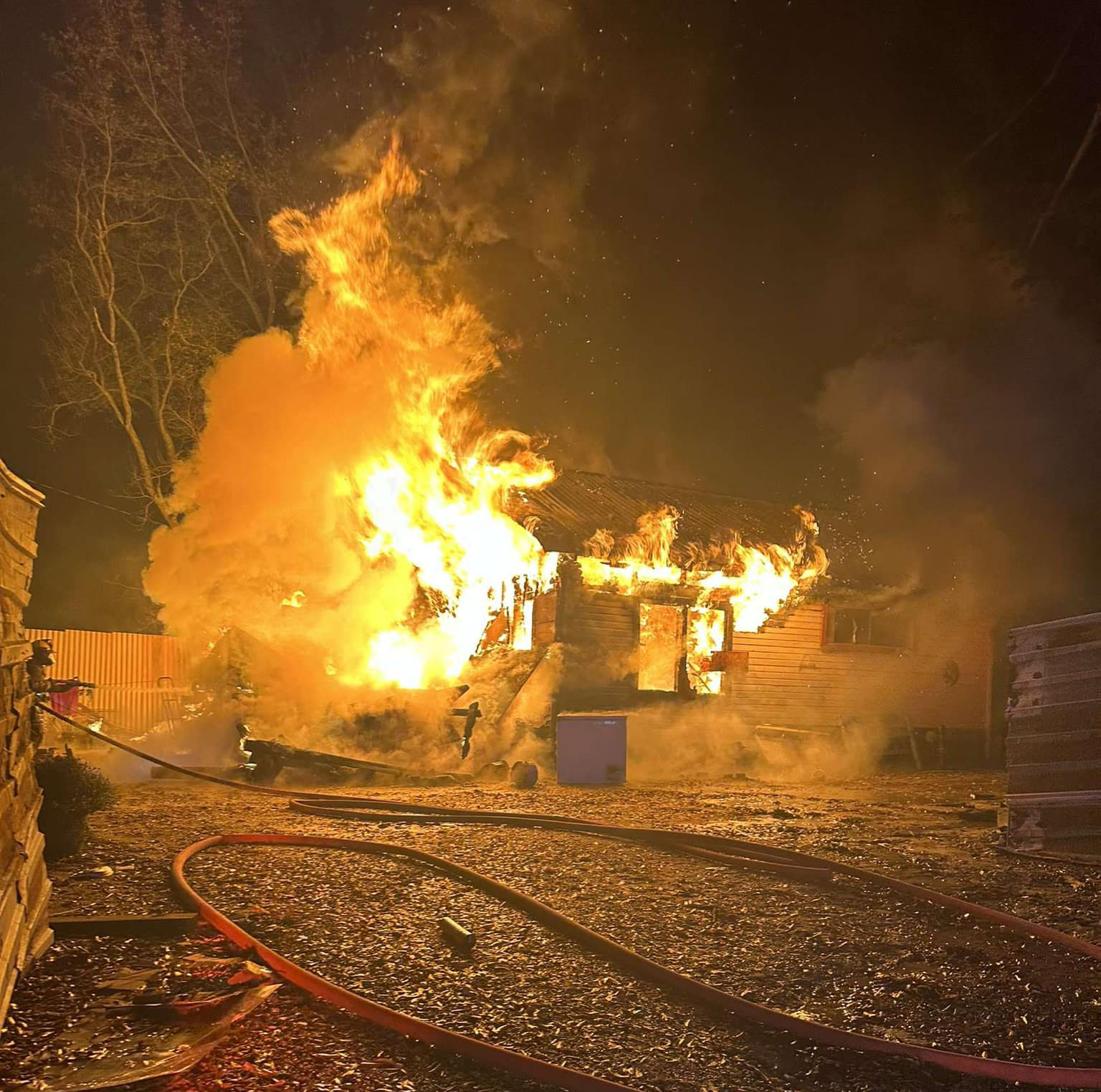 Christmas Morning Fire in Magee