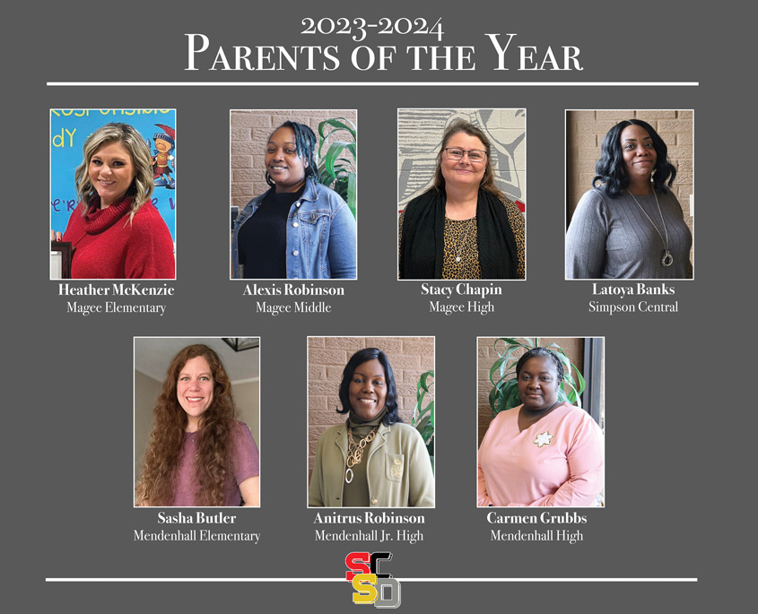 Simpson County School District Announces 2023-2024 Parents of the Year