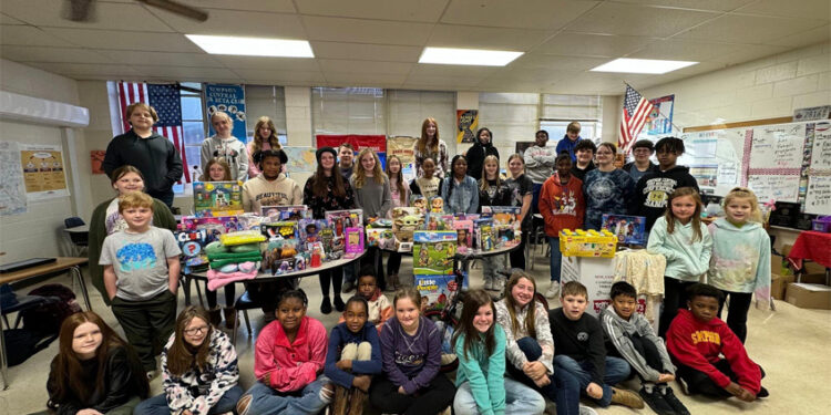 Simpson Central Toys for Tots Drive