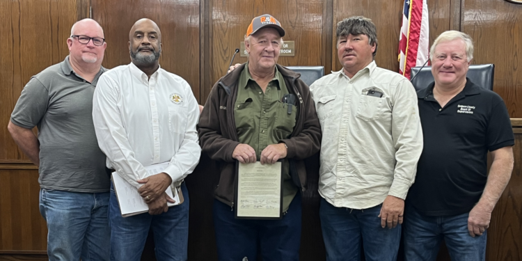 Grantham Honored by Board of Supervisors