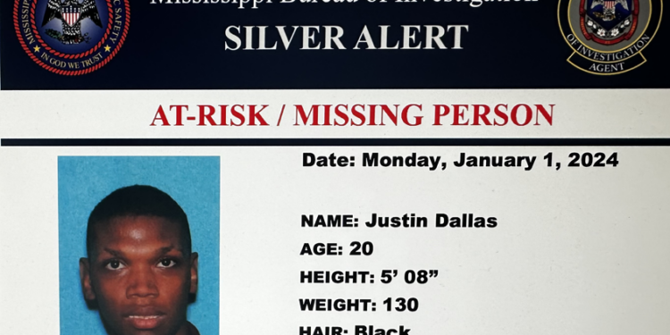 Silver Alert for Justin Dallas, Canton—-CANCELED
