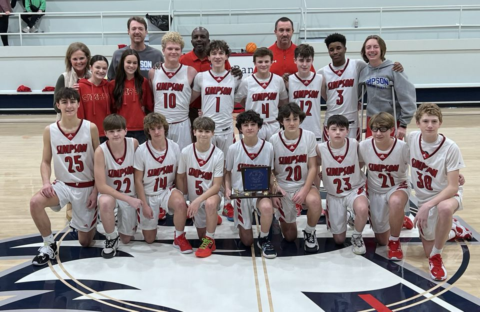 Simpson JV Boys Win District Championship