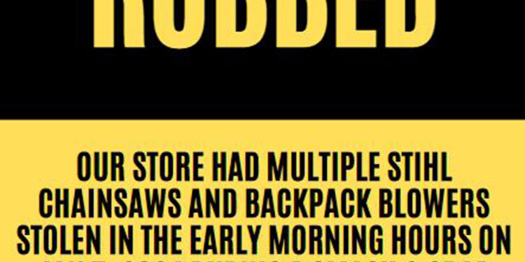 Magee Outdoor Power Robbed