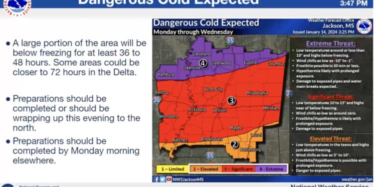 NWS Jackson Special Weather Briefing: January 14, 2024