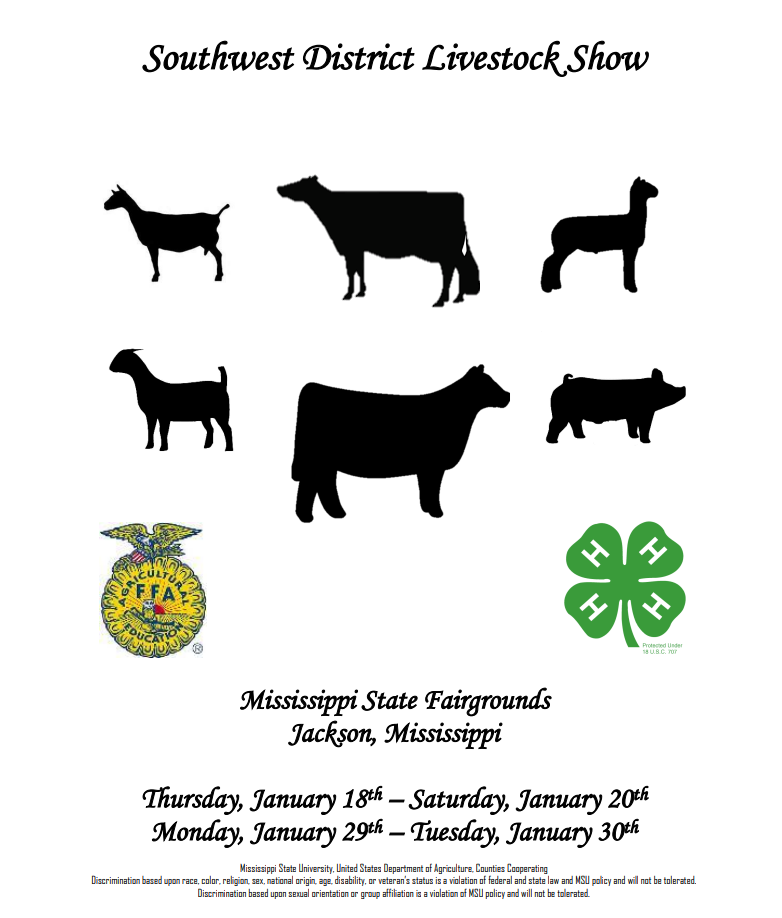 4H and FFA Southwest District Show