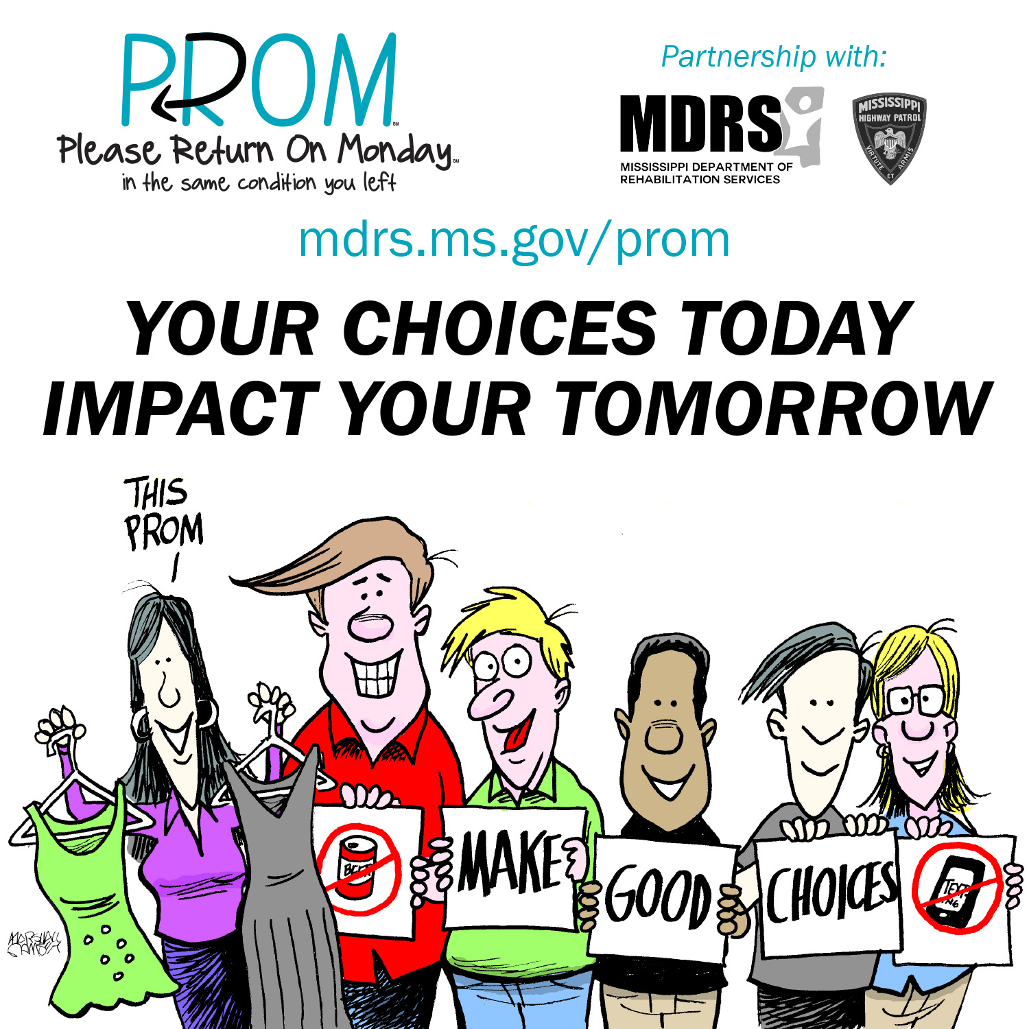 MDOT asks drivers to P.R.O.M.