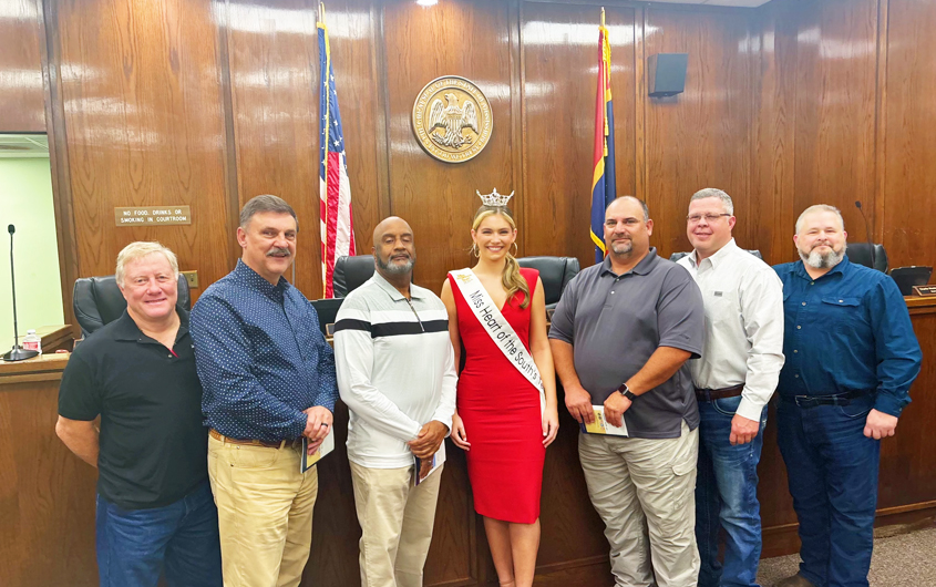 Avery McNair Visits Board of Supervisors