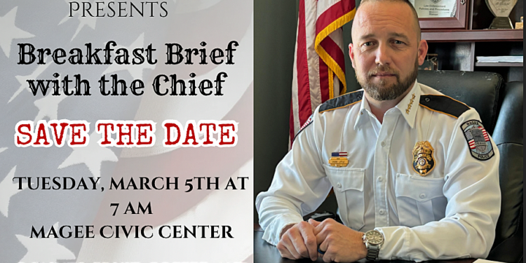 The Public is Invited to a “Breakfast Brief with the Chief”