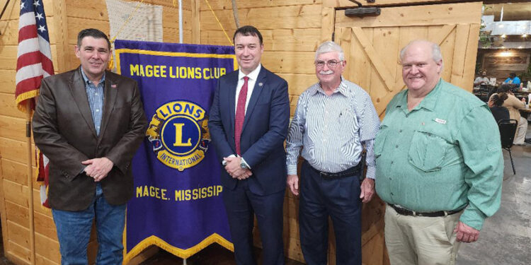 Magee Lions Club Host Andy Gibson & Sean Tindle