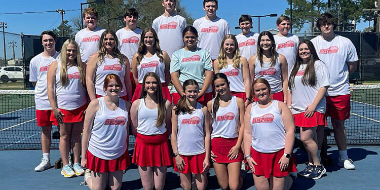 SCA Tennis Team in Full Swing